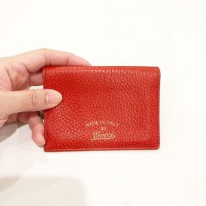 LAST price drop! GUCCI Leather Card Holder/Wallet